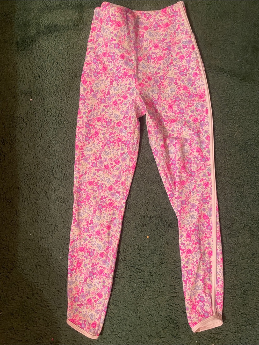 JoyLab Pink Floral Print Girls' Leggings